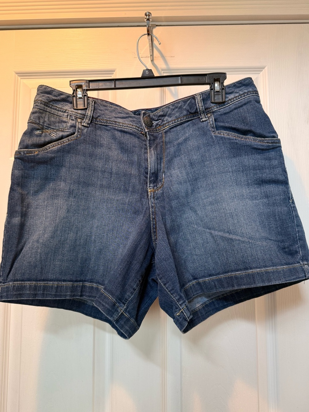 Women's Dark Blue Denim Jean Shorts